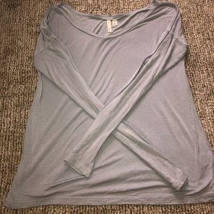 Frenchi Grey Longsleeve Top